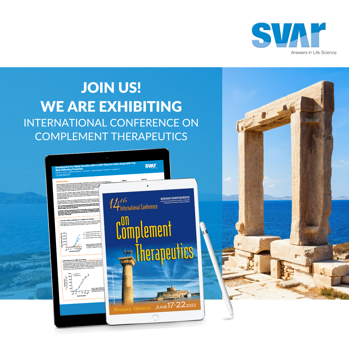 Meet us at the 14th International Conference on Complement Therapeutics